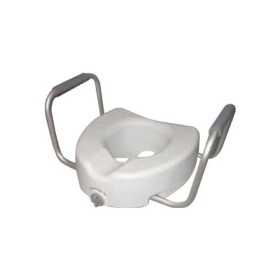 WC-Sitz 11,5 cm Mediland mit abnehmbaren Armlehnen