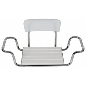 Bathtub seat with backrest