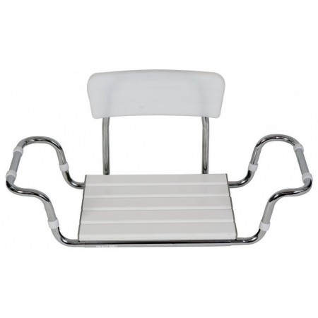Bathtub seat with backrest