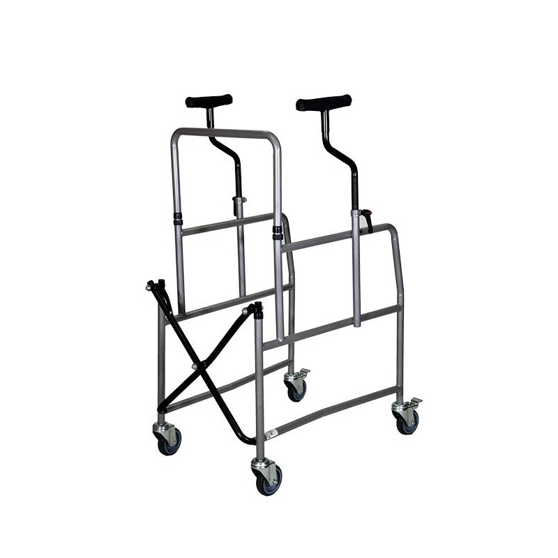 Déambulateur axillaire pliable réglable en hauteur