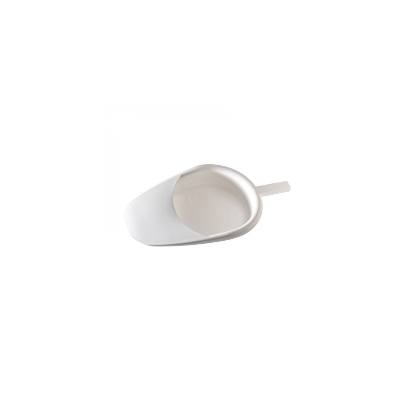 White plastic frying pan