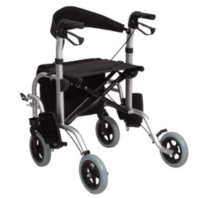 Rollator din aluminiu cu funcție dublă