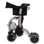 Aluminium-Rollator mit Doppelfunktion