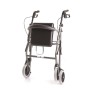 Folding Rollator in Painted Aluminum - 4 Wheels - With Padded Seat - Atlas