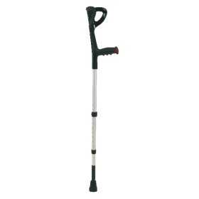 Pair of forearm crutches with shock absorber