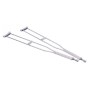 Pair of underarm crutches - from 112.5 to 140 cm