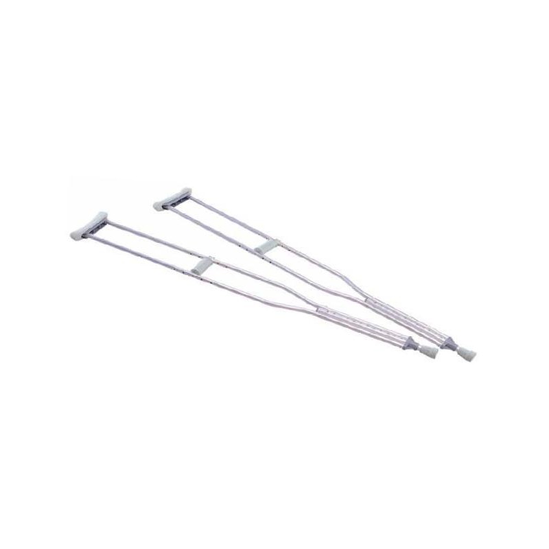 Coppia di stampelle sottoascellari - da 112,5 a cm 140