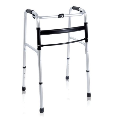 Foldbar rollator med 4 spidser l
