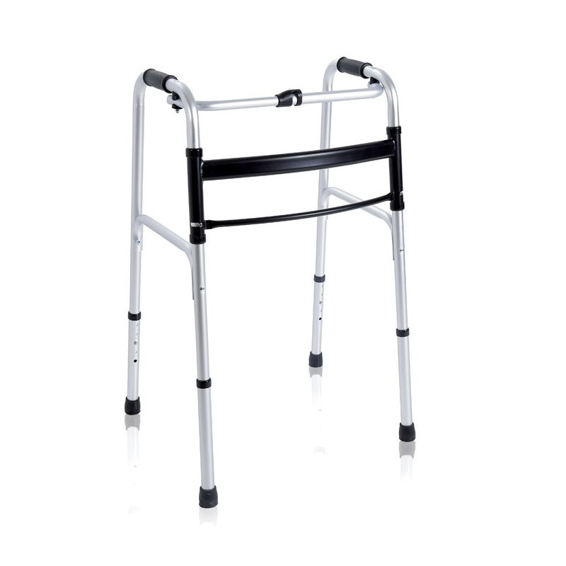 Adjustable folding walker - 4 props - moretti rp730 - size. l