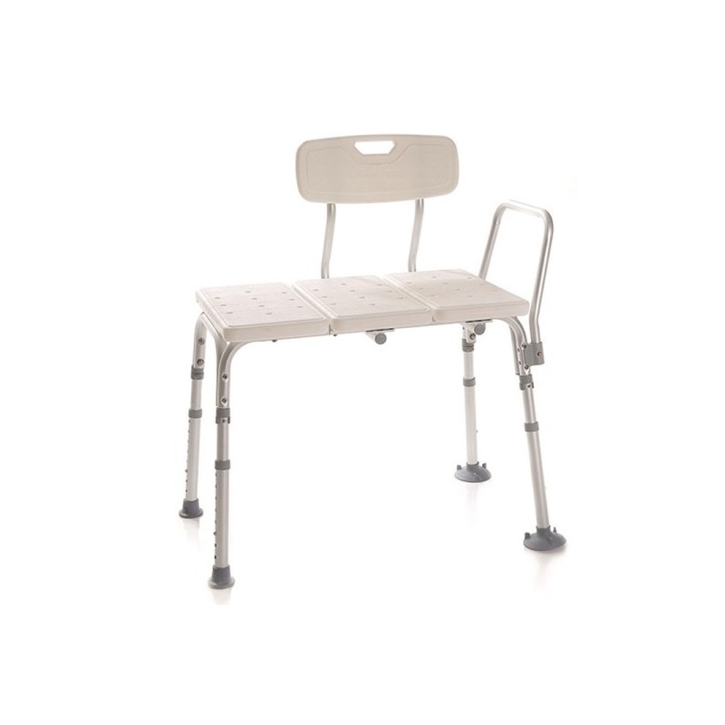 Bathtub transfer seat - height adjustable