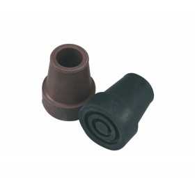 Brown tips for poles in anodized aluminium