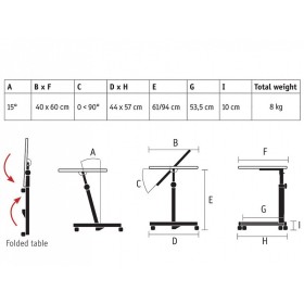 Stolik kawowy diffusion serviletto - biały