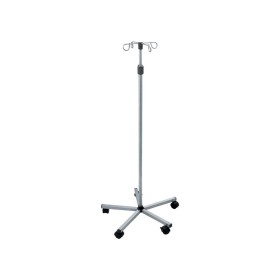 Iv stand with 4 hooks - on stand with wheels