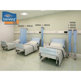 Trevira tent 175x h 145 cm - light blue - for trolley