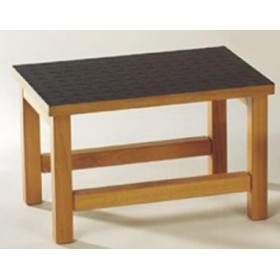 Marche en bois avec 1 marche cm 27x40x25h pour tables médicales