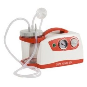 Kirurgisk aspirator nya askir 30 12v vaso 1 lt - endast för ambulans med 12v bilkabel