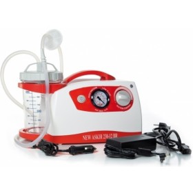 Aspirateur chirurgical NEW ASKIR 230/12V BR - avec batterie - pot de 2 litres RE 310211/01