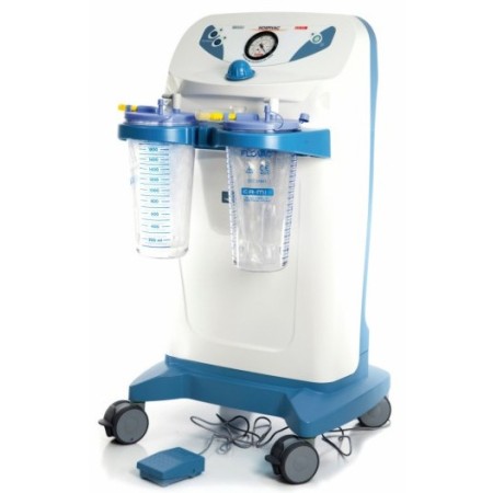 New hospivac 400 surgical aspirator with 2 2l jars, foot control and flow diverter