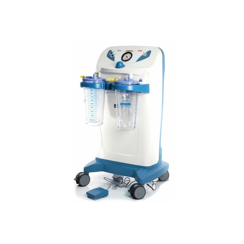 Noul aspirator chirurgical hospivac 400 cu două recipiente de 2 litri, pedală de picior și deviator de flux