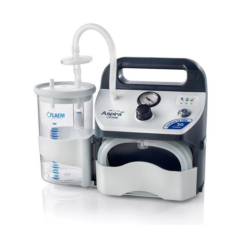 Aspira go - aspirator chirurgical portabil, alimentat cu baterii, 20 l/min