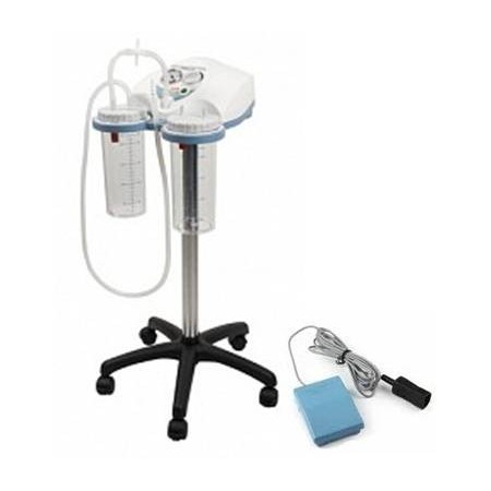 Nieuw askir c30 chirurgische aspirator 2 potten van 2 lt met voetpedaal re 410250/01
