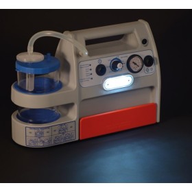 Aspirator chirurgical profesional - aspirmed 1.9 - baterie reîncărcabilă de 1l și borcan de alimentare cu tensiune de rețea