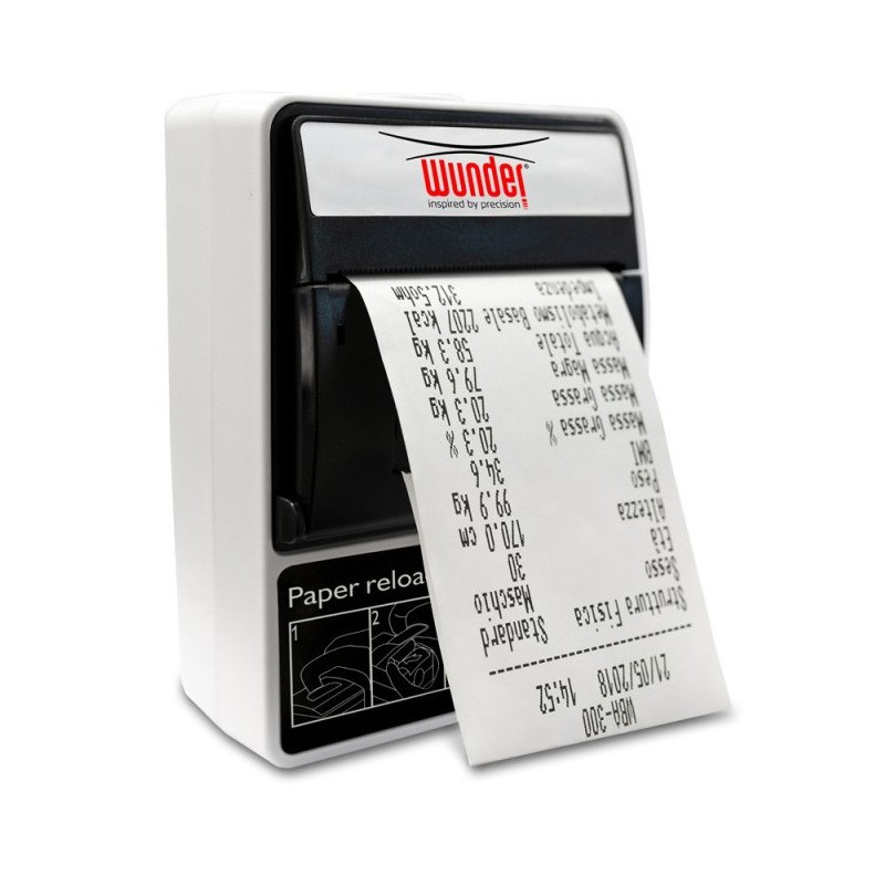Ws-printer voor wunder-weegschalen