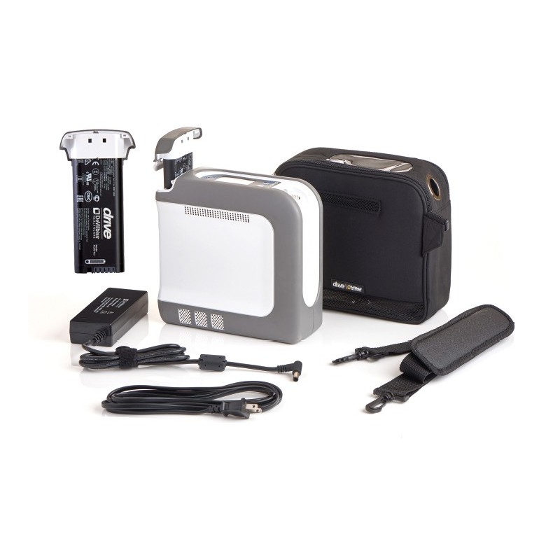 Concentrateur d'oxygène devilbiss igo2 - dose automatique intelligente avec batterie de rechange