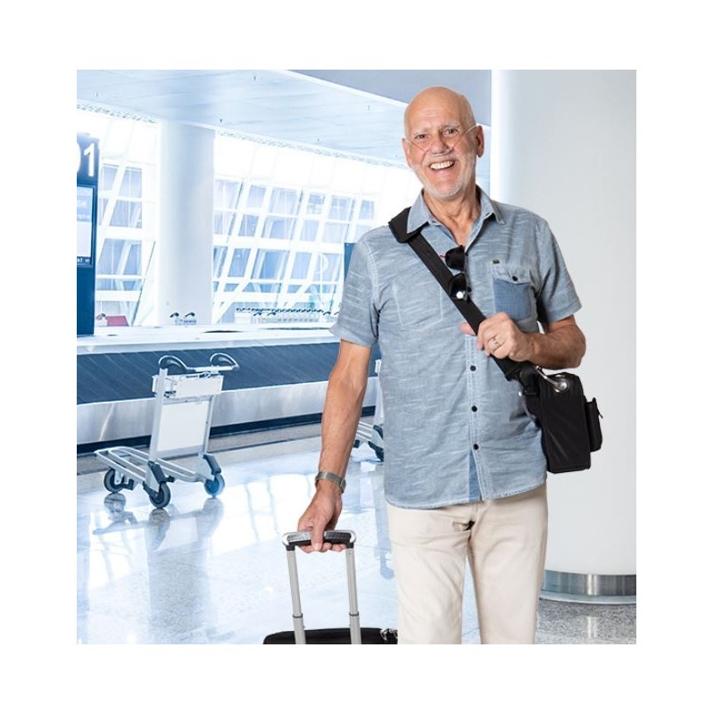 Devilbiss igo2 oxygen concentrator - automatisk smart dos med batteribackup