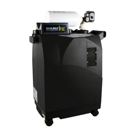 Apparecchio devilbiss per caricare bombole o2 - ifil - a flusso pulsato - 2 bomb .da 1,8 l