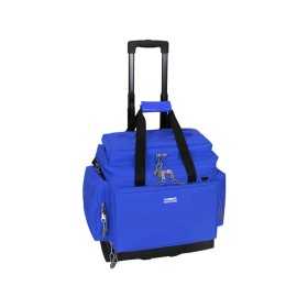 Smart bag with trolley - medium - blue