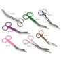 Bandage scissors - purple rings - 14 cm