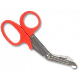 Utility bandage scissors - 19 cm - red - pack. 10 pcs.