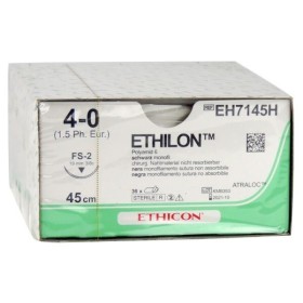 ethicon ethilon monofilament suture - 4/0 needle 19 mm - pack. 36 pcs.