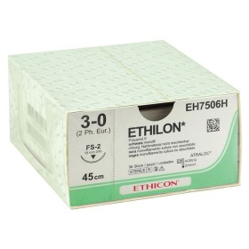 ethicon ethilon monofilament suture - 3/0 needle 19 mm - pack. 36 pcs.