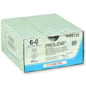 Ethicon Prolene Blue Monofilament-Nahtmaterial – 6/0 Nadel 16 mm – Packung. 24 Stk.