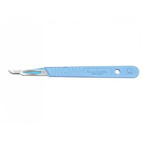 Lame de scalpel Swann-morton en acier inoxydable n.15 - stérile - pack 10 pièces.