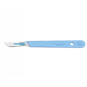 Lame de scalpel Swann-morton en acier inoxydable n.21 - stérile - pack 10 pièces.