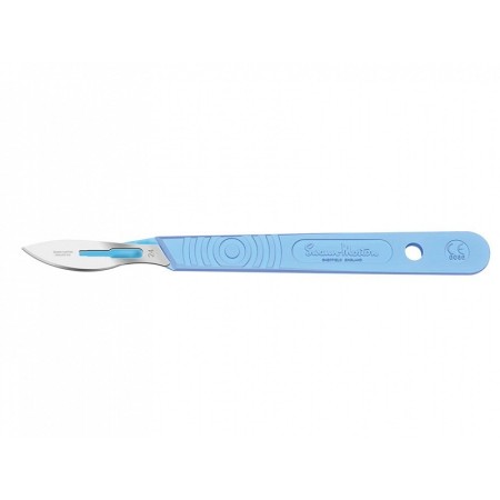 Lame de scalpel swann-morton en acier inoxydable n.24 - stérile - pack 10 pièces.