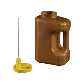 24-Stunden-Urinbehälter – 3.000-ml-Tank mit Saugsystem – Packung. 30 Stk.