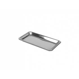 Stainless steel dental tray 208x19x15 mm