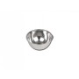 Stainless steel capsule diameter 128 mm - with spout