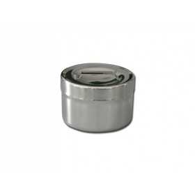 Stainless steel cotton holder diam.106x66mm - 0.5 litres