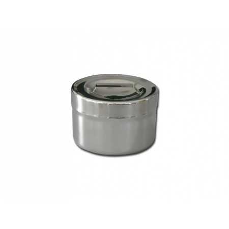 Wattebehälter aus Edelstahl, diam.106x66mm – 0,5 Liter
