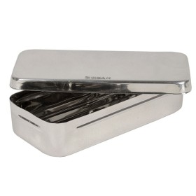 Stainless steel box 18x8x4 cm