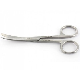 Curved scissors with alternating tips - 20 cm