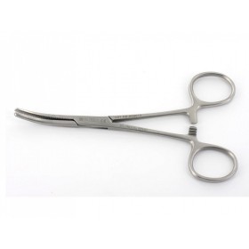 Klemmer pliers - curved - 18 cm