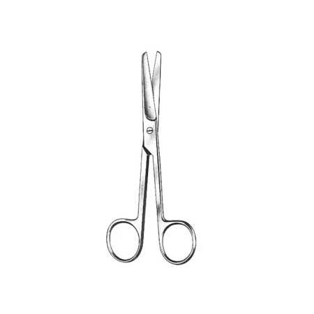 Straight scissors - blunt tips - 18 cm