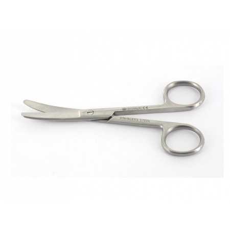 Curved scissors - blunt tips - 16 cm