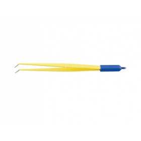 Disposable straight forceps 15 cm with 3 meter cable - 1.0 mm angled tip